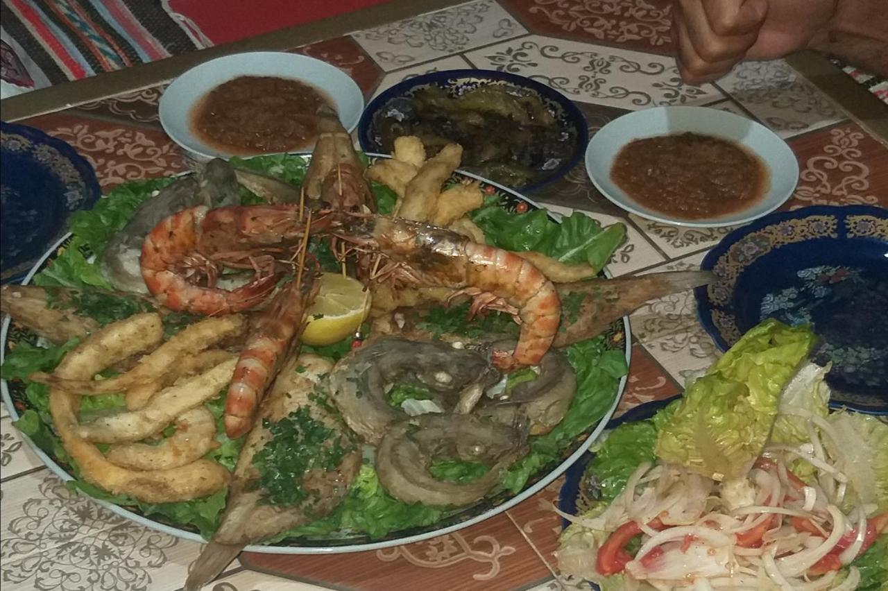 Hotel Lahlou Riad Cafeteria Oujda Exteriör bild