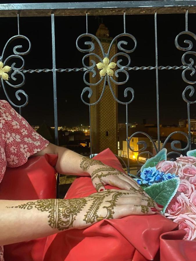 Hotel Lahlou Riad Cafeteria Oujda Exteriör bild